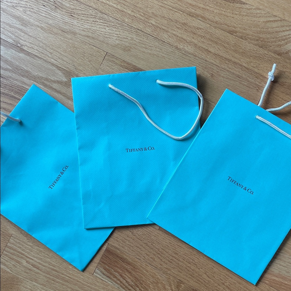 New Tiffany gift bags bundle of 3
